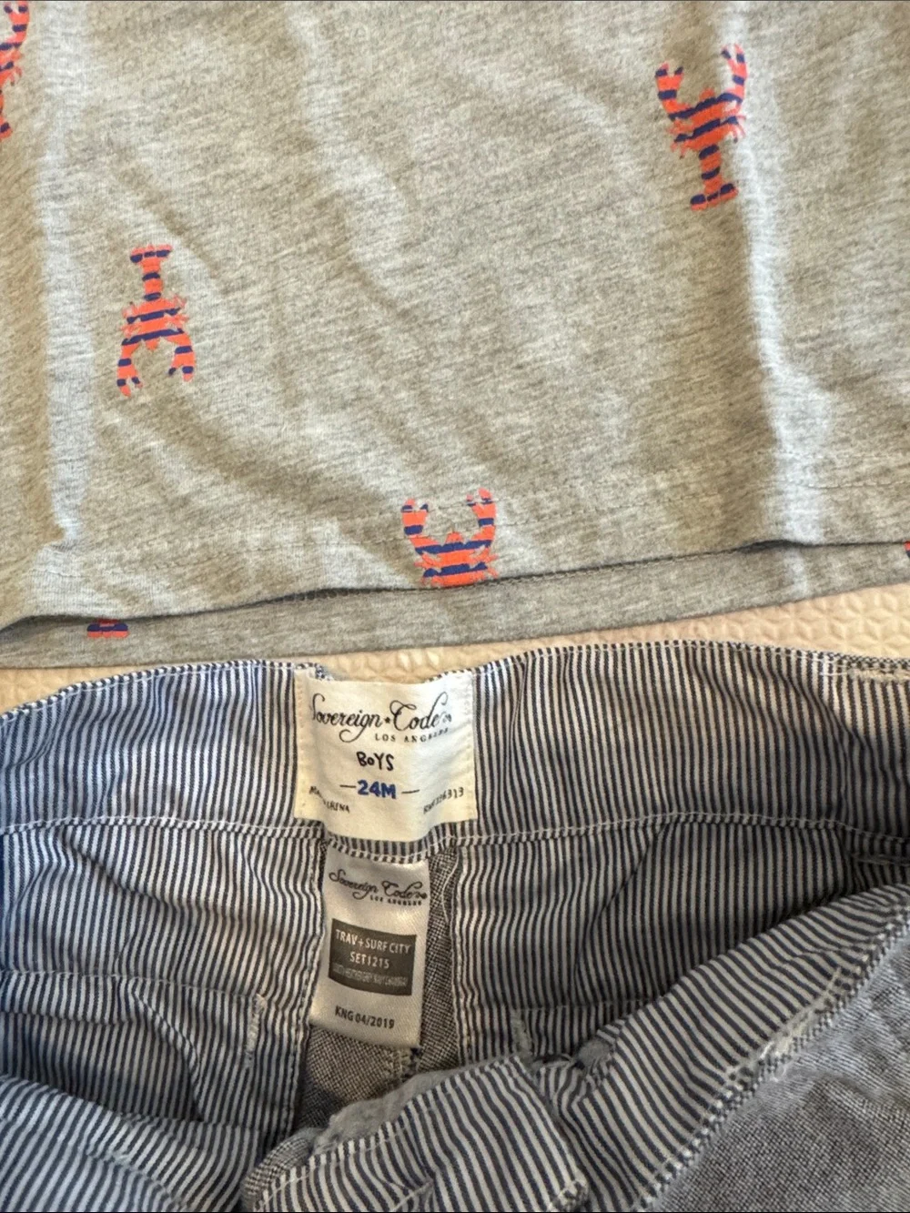 Sovereign Code Boys 24M 6-Piece Bundle | 3 Pocket Tees + 3 Shorts | Mix & Match